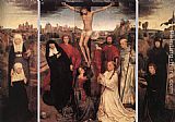 Triptych Paintings - Triptych of Jan Crabbe by Hans Memling